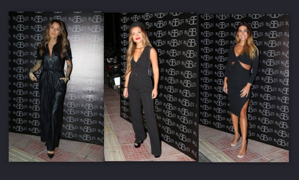 Women in black και η διασκέδαση παίρνει «φωτιά» - Λαμπερές εμφανίσεις και σικάτα outfits