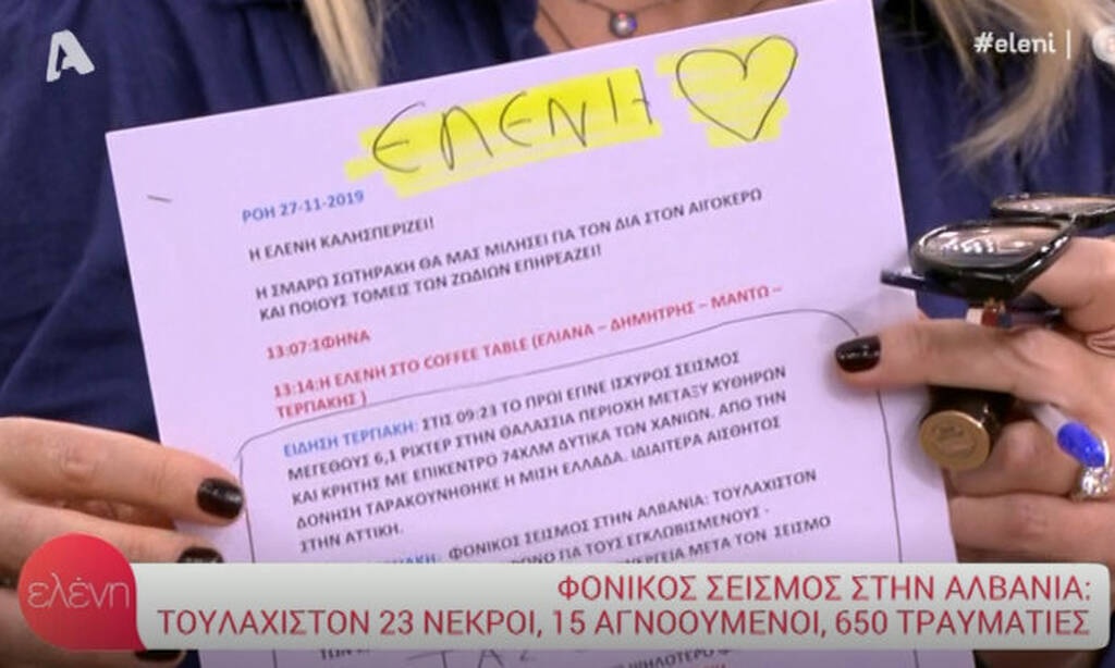 Μία καρδούλα και το όνομά της με κεφαλαία γράμματα!