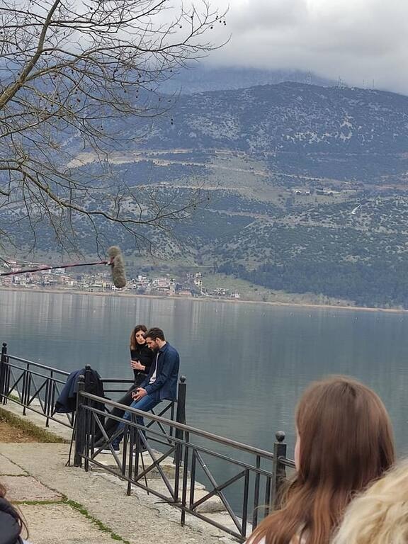 Άποψη από τα γυρίσματα.