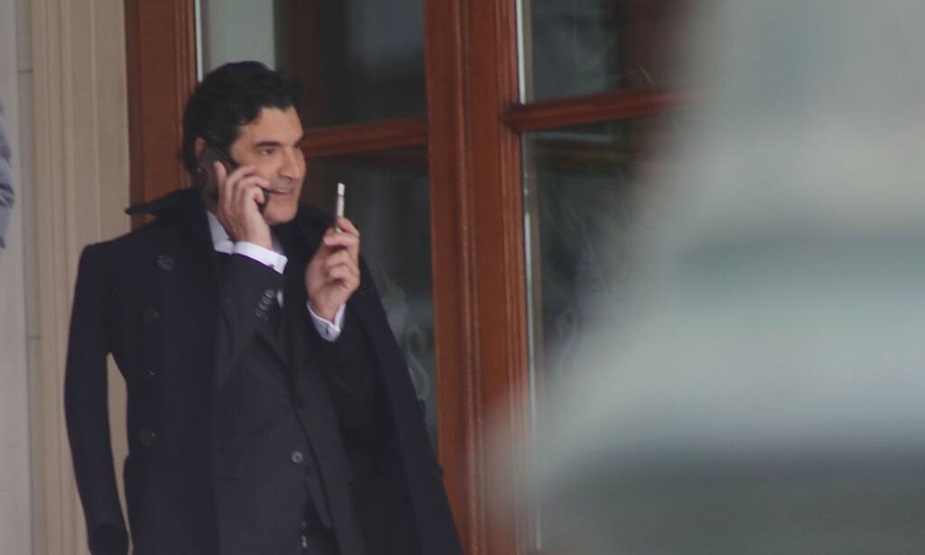 Στο κέντρο της Αθήνας για τα γυρίσματα της νέας του δουλειάς