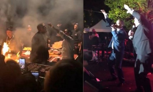 Γαμήλια δεξίωση Ρέμου – Μπόσνιακ: Ο Νουσρέτ έψηνε και και ο Eros Ramazzotti τραγουδούσε
