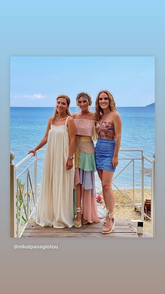 Με τη Βάσω Λασκαράκη και τη Νικόλ Παναγιώτου.